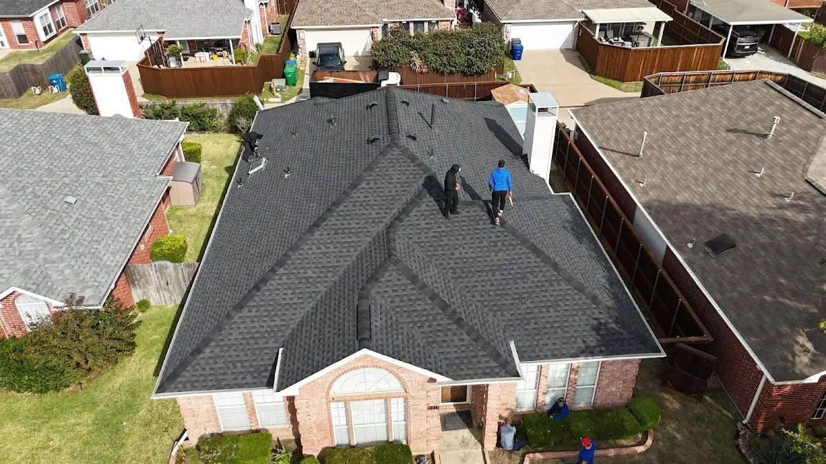 Commercial Roofing work in progress on a Torrance property